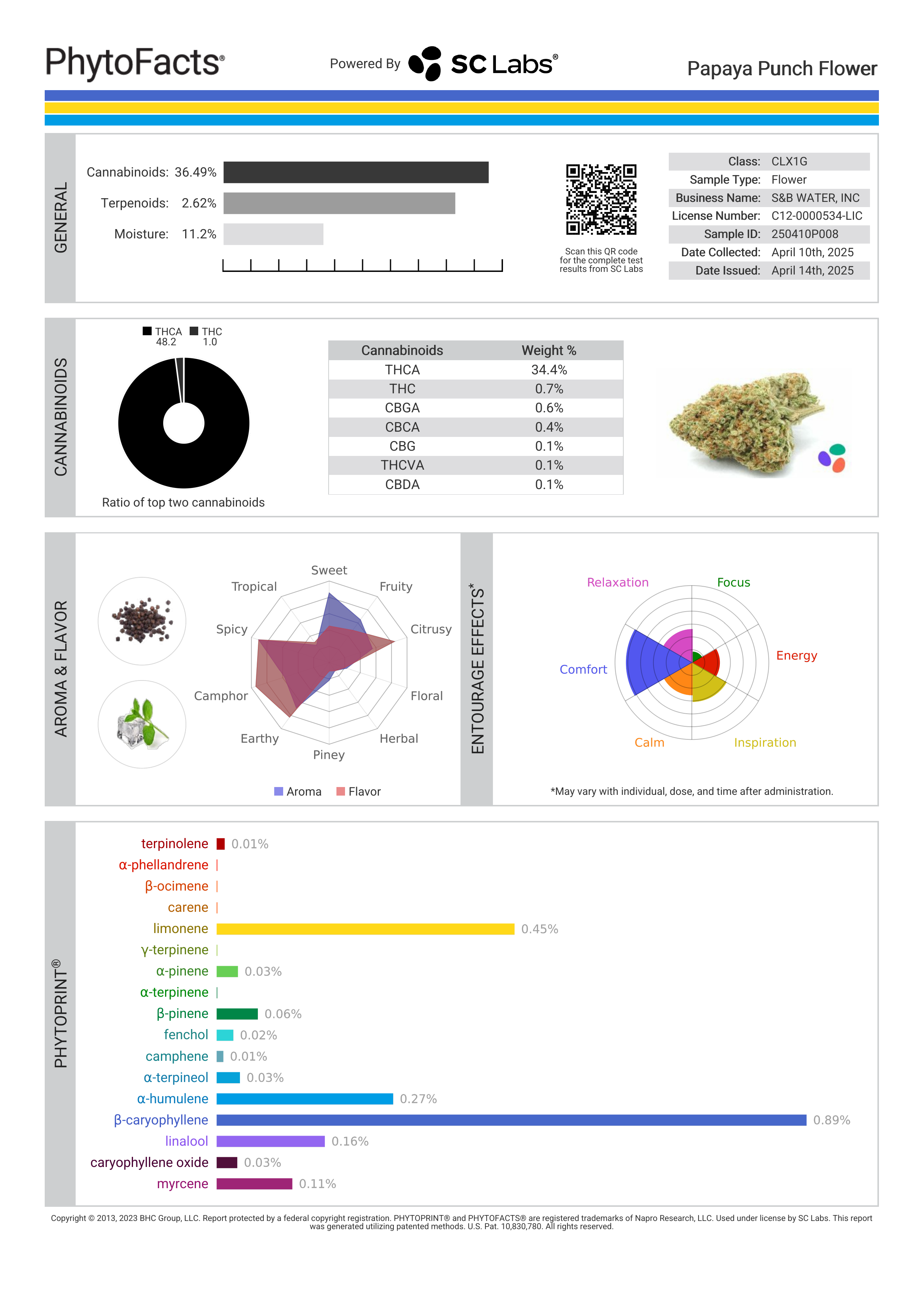 Strain Phytofacts