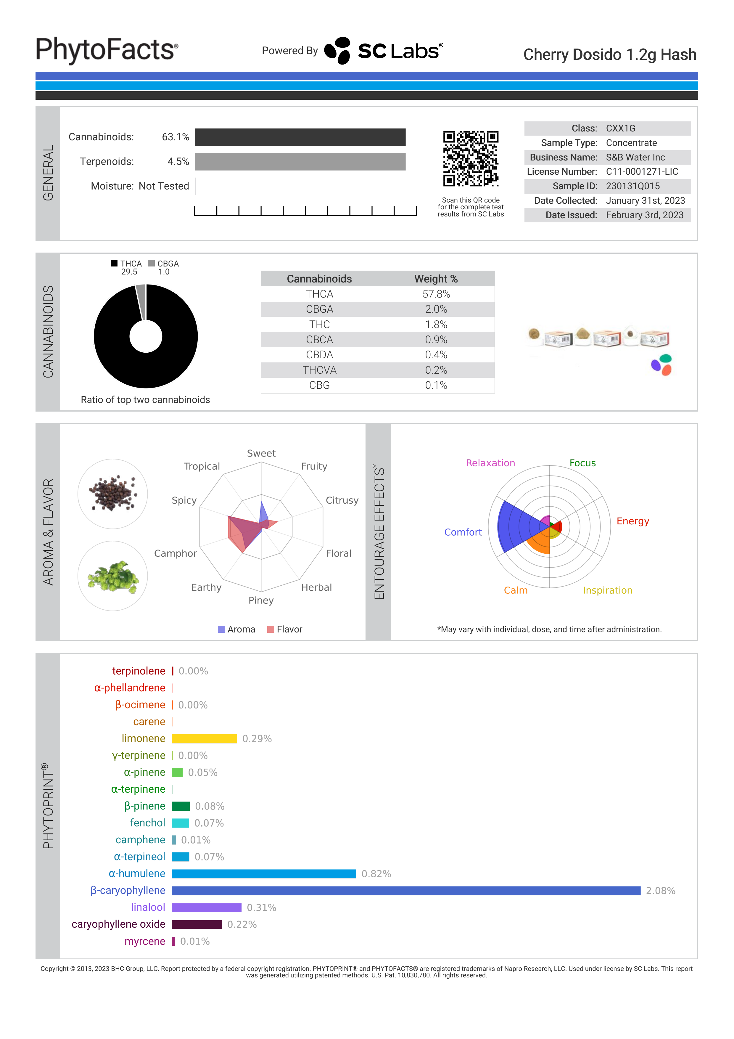Strain Phytofacts