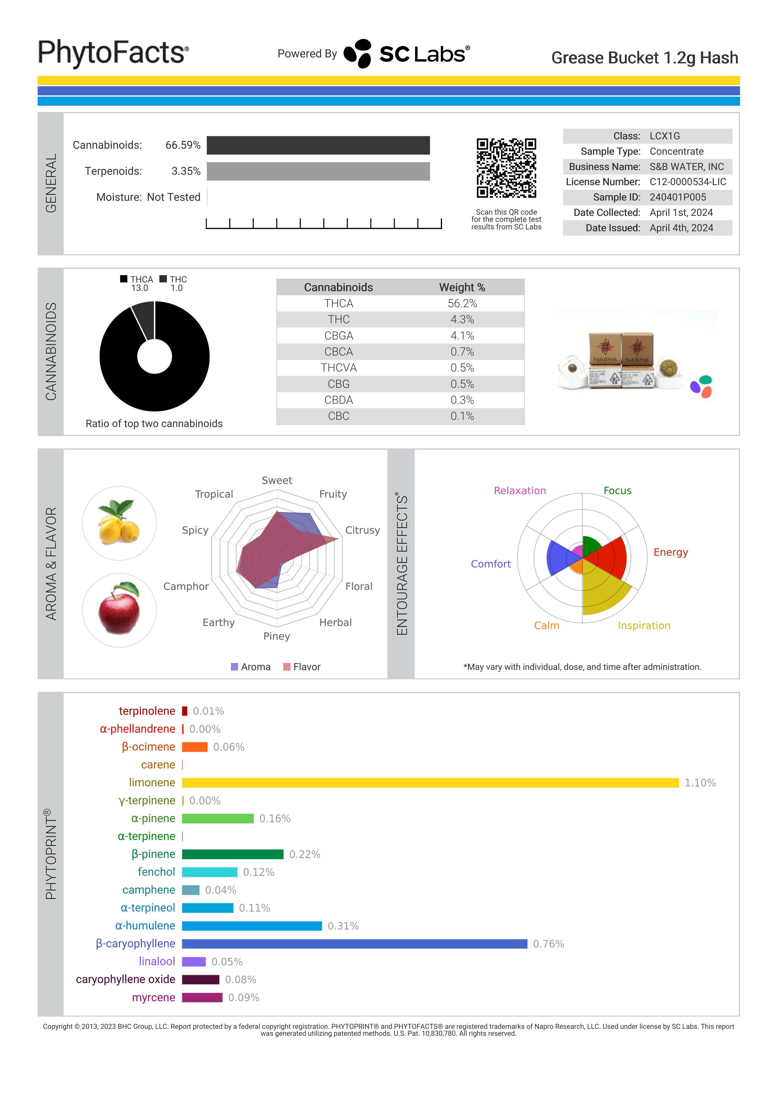 Strain Phytofacts
