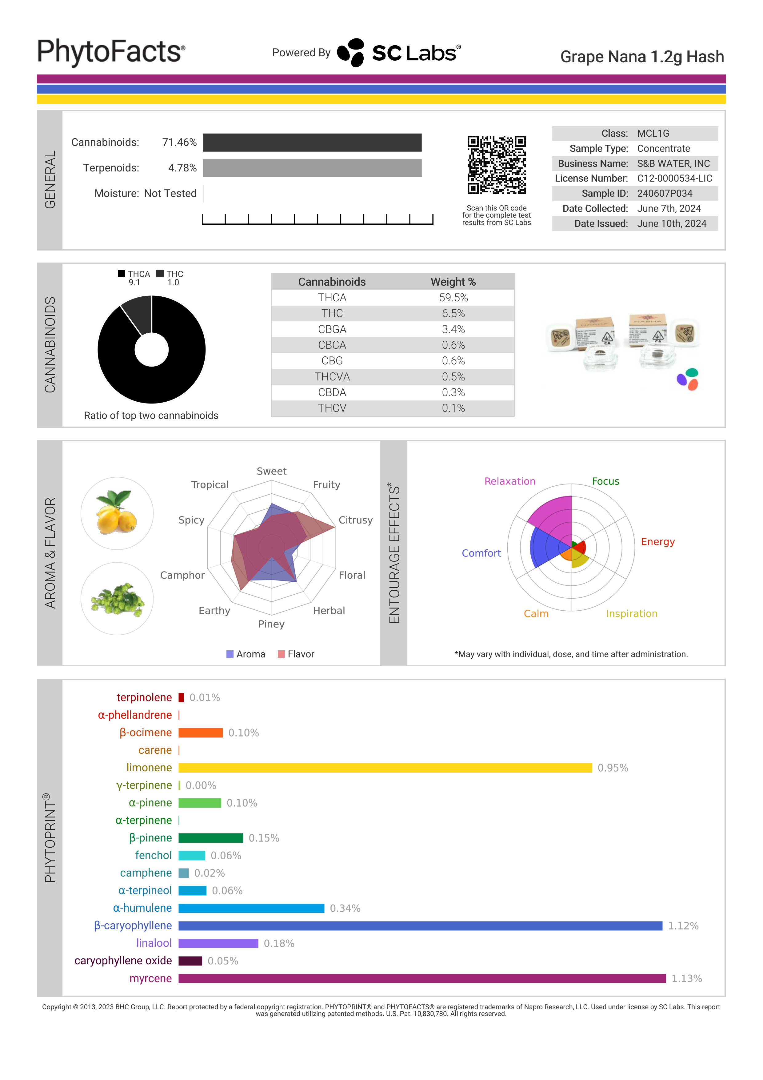 Strain Phytofacts