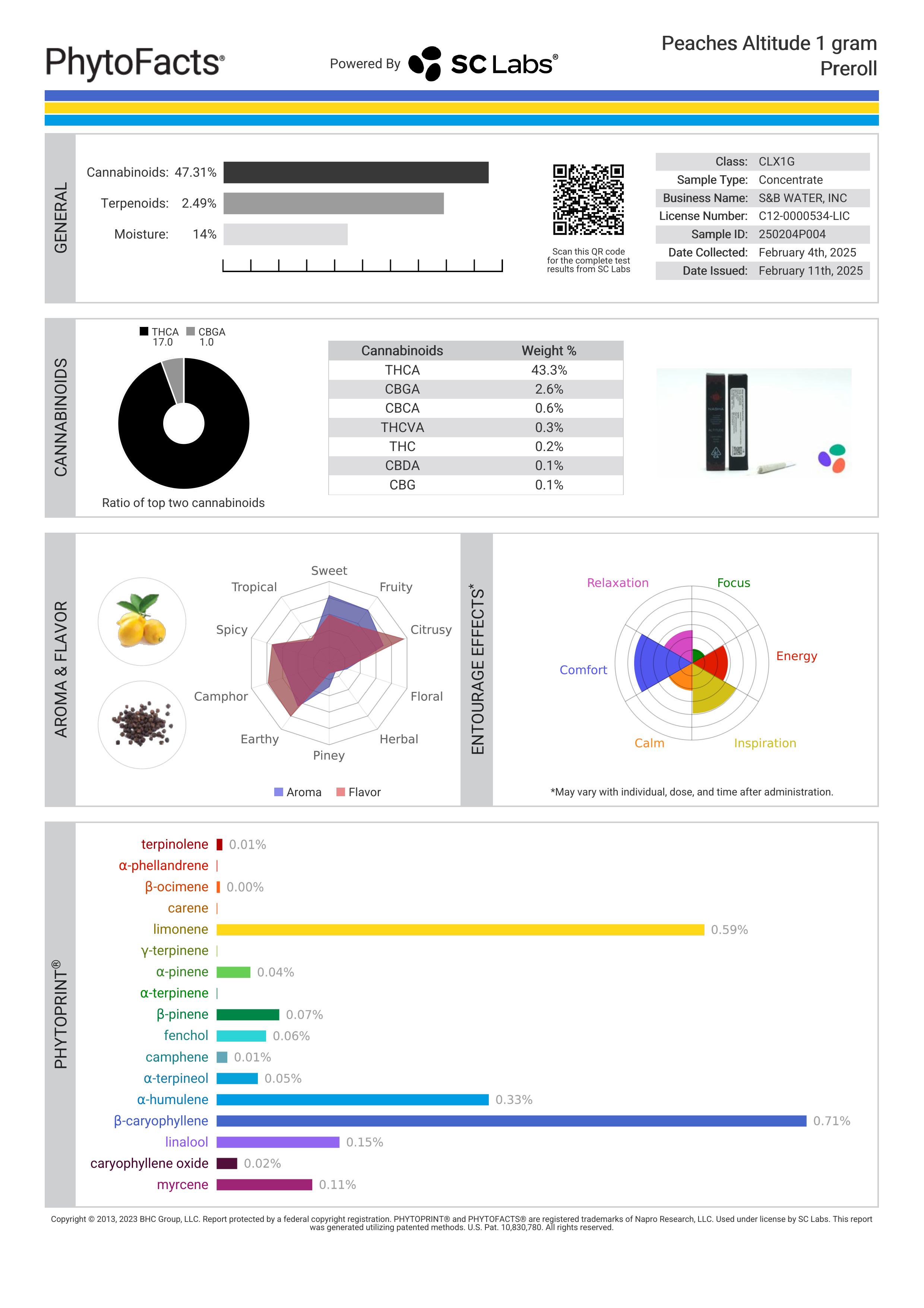 Strain Phytofacts